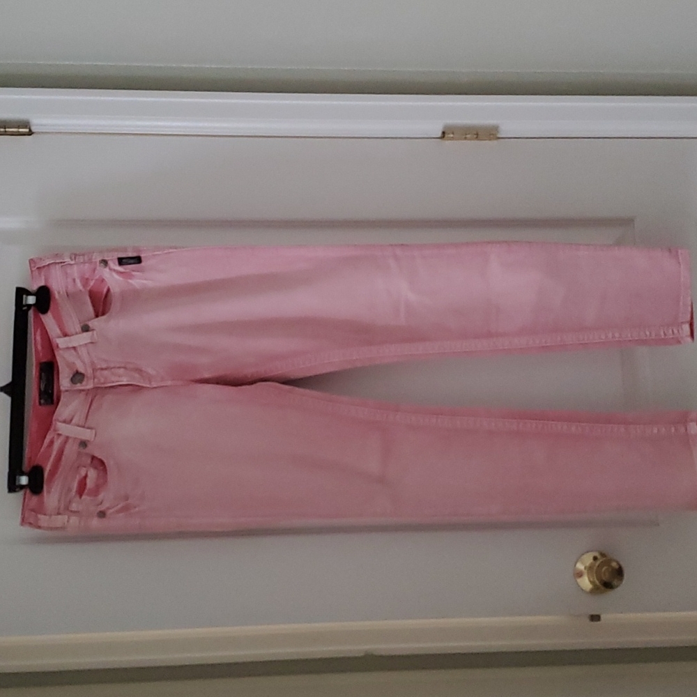 Pink Silver Skinny Jeans